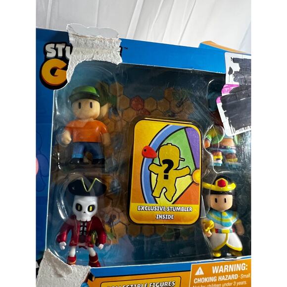 Stumble Guys Set 5 Action Figures Mystery Stumbler Cleopatra Velocit Noheart Mr - Picture 5 of 15
